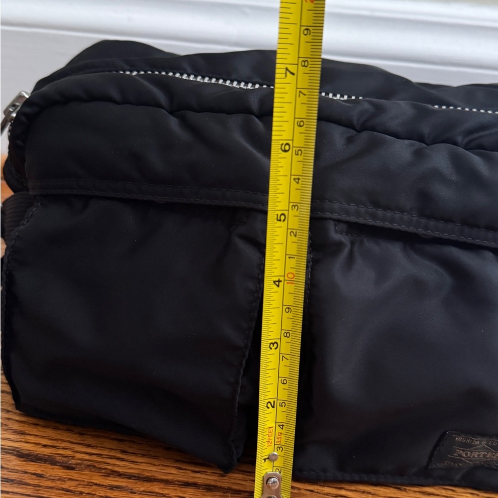 XXL Porter Yoshida Tanker Waist Bag - Black Pack Crossbody Sling - Picture 13 of 13
